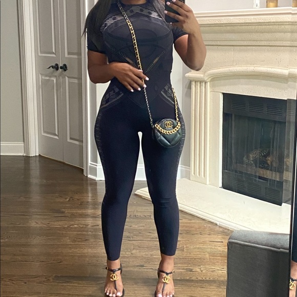 Emilio Pucci Black Jersey Legging 